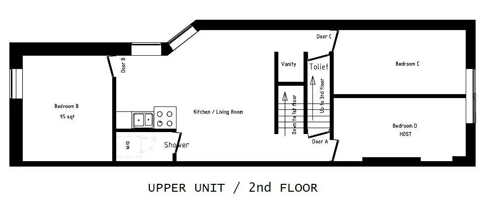 Guest house Double Room With Shared Bathroom 536B Toronto